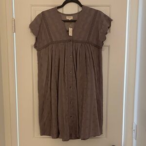 Cost Plus World Market Mauve Mini Dress